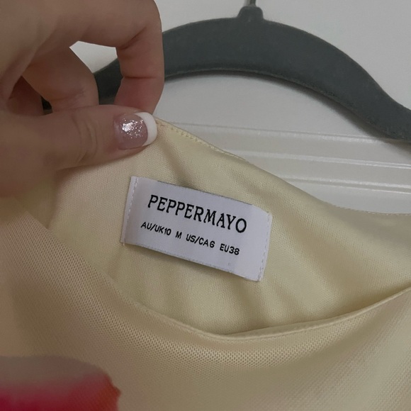 Peppermayo Cream and Red Floral Mini Dress - Picture 7 of 7